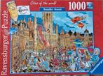 Ravensburger puzzel Fleroux "Cities of the world" Brussel, Ophalen, 500 t/m 1500 stukjes, Zo goed als nieuw