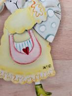 Jet ter Steege metalen hanger geel schaap decoratie, Huis en Inrichting, Ophalen of Verzenden, Zo goed als nieuw