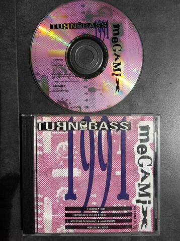 CD - Turn Up the Bass Megamix 1991 - Oldschool Hardcore hous beschikbaar voor biedingen