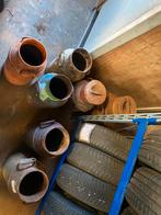 8 melkbussen opknappers gaatje gaatjes roest, Ophalen