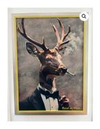 Schilderij Hert in smoking van Ruud de Haas, Ophalen