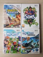 4x Nintendo Wii Spel De Sims | De Sims 3 | Simcity | Heroes, Spelcomputers en Games, Games | Nintendo Wii, 1 speler, Ophalen of Verzenden