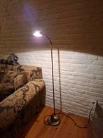 Elegante vloer(lees)lamp met 2 standen, Ophalen, Gebruikt, Metaal