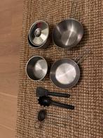 Pannenset voor kinderkeuken, Kinderen en Baby's, Speelgoed | Speelkeukens, Ophalen, Gebruikt