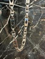 925 Zilveren platte magnum ketting, Ophalen of Verzenden, Nieuw, Zilver, Zilver