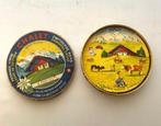 oud doosje fromage Chalet Cheese kaasdoosje spel 36 kaarten, Ophalen of Verzenden