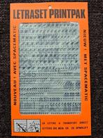 Wrijfletters - Letraset Printpak - Vintage - gebruikt - #1, Hobby en Vrije tijd, Tekenen, Ophalen of Verzenden, Gebruikt, Overige typen