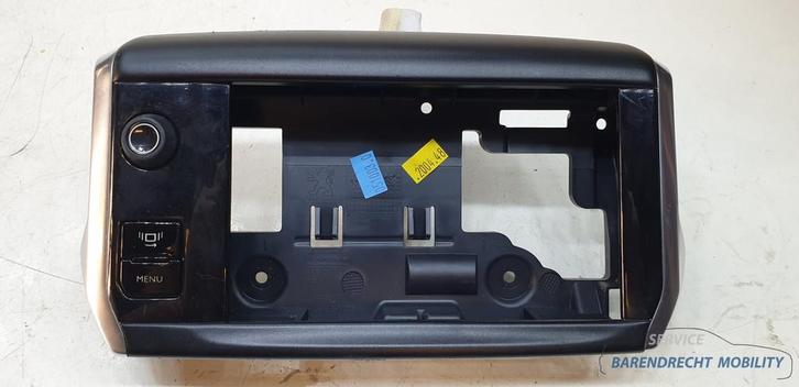 Display navigatie behuizing Peugeot 208 9672846077 frame ori, Auto-onderdelen, Dashboard en Schakelaars, Peugeot, Gebruikt, Ophalen of Verzenden