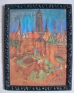 Jaap Oudes -  (1926-1998) - Fantasie - pastel, Ophalen of Verzenden