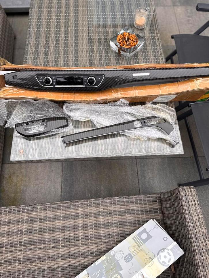 Carbon Fiber Interior Trim Set For Audi A4 /S4 / A5/ S5 /RS5, Auto-onderdelen, Interieur en Bekleding, Audi, Nieuw, Ophalen