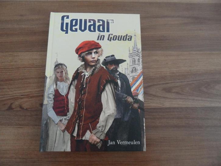Gevaar in Gouda- Jan Vermeulen, Boeken, Kinderboeken | Jeugd | 10 tot 12 jaar, Zo goed als nieuw, Ophalen of Verzenden