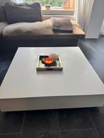 Witte salontafel met croco motief, Huis en Inrichting, Tafels | Salontafels, 100 tot 150 cm, Zo goed als nieuw, Minder dan 50 cm