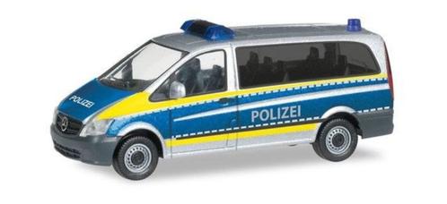 Mercedes Benz Vito Polizei Saarland Herpa, Hobby en Vrije tijd, Modelauto's | 1:87, Nieuw, Auto, Herpa, Ophalen of Verzenden