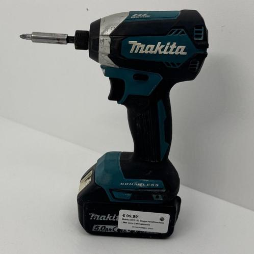 Makita DTD153 Slagschroefmachine | Met accu | Met garantie, Doe-het-zelf en Verbouw, Gereedschap | Boormachines, Zo goed als nieuw