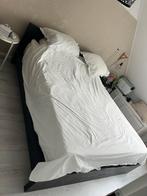 Malm IKEA bed zwartbruin 160x200, Huis en Inrichting, Ophalen, Gebruikt, Zwart, Tweepersoons