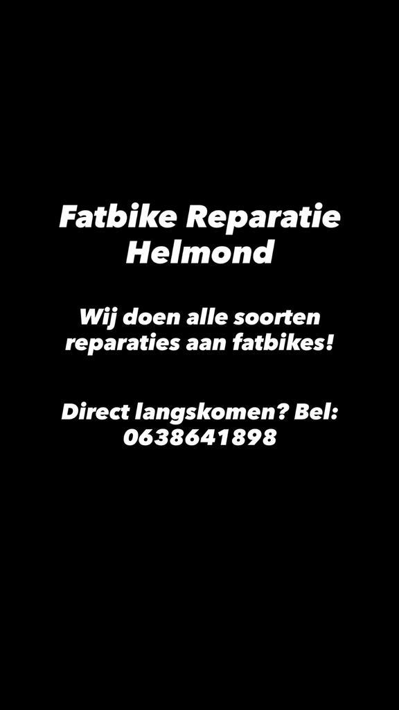 Fatbike reparatie en service v20 v8 h9 mini & meer, Fietsen en Brommers, Brommeronderdelen | Algemeen, Nieuw, Overige typen, Ophalen
