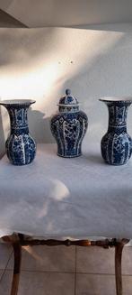 Delfts Blauw Vazen Set, Antiek en Kunst, Antiek | Vazen, Ophalen