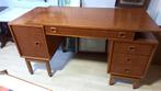 Midcentury vintage bureau - 140x60x77cm, Huis en Inrichting, Bureaus, Ophalen, Gebruikt