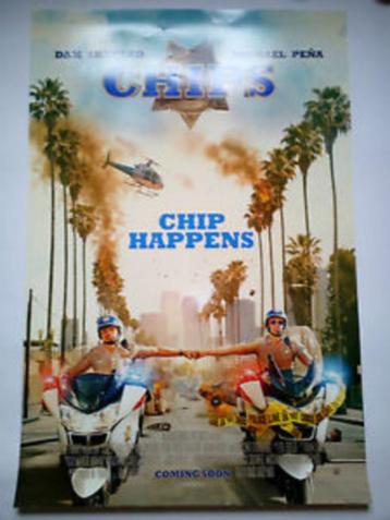 CHIPS      filmposter. beschikbaar voor biedingen