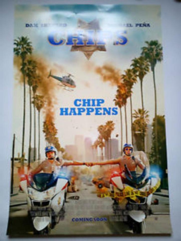 CHIPS      filmposter., Verzamelen, Posters, Nieuw, Film en Tv, A1 t/m A3, Verzenden
