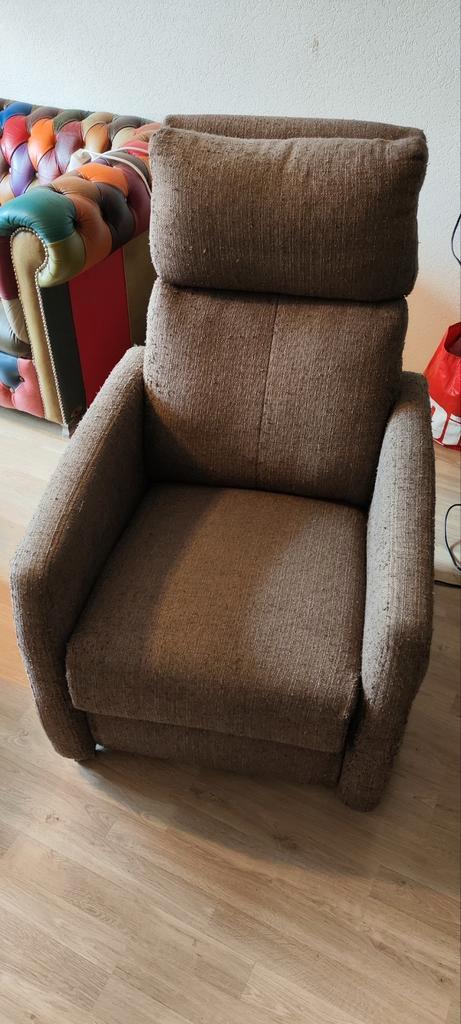 Elektrische Sta-op Stoel, Huis en Inrichting, Stoelen, Gebruikt, Eén, Stof, Ophalen