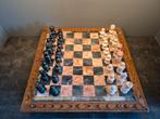 Marmer Schaakspel met 32 Marmeren stukken, Ophalen of Verzenden