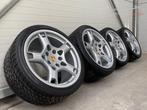 19'' Org. Porsche 911 997 4S 4 Targa Velgen + Winterbanden, Gebruikt, Banden en Velgen, Winterbanden, 235 mm