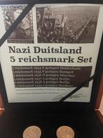 Nazi hitler Duitsland 5 reichsmark set 1 van de 10 coa, Ophalen, Zilver