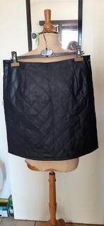 lederen rokje River woods 44, Kleding | Dames, Grote Maten, Verzenden, Zo goed als nieuw, Zwart, Rok