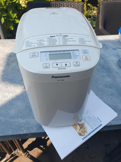 Panasonic SD-2500, Witgoed en Apparatuur, Broodbakmachines, Gebruikt, Ophalen of Verzenden