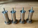 metalen meubelpoten kastpoten losse poten H 12 cm, Ophalen, Nieuw