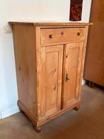 Prachtige Antieke Grenen Meidenkast / Vertiko (Blank Hout), Antiek en Kunst, Ophalen