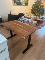 Verstelbaar bureau massief hout, Ophalen of Verzenden, In hoogte verstelbaar, Gebruikt, Stabureau