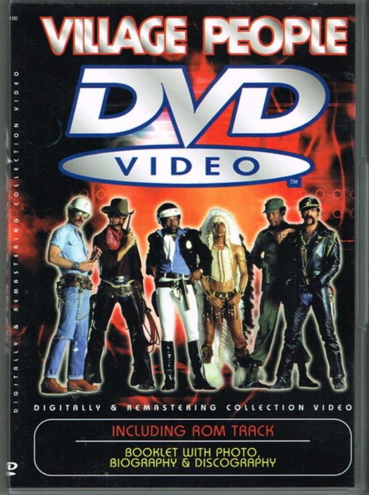 VILLAGE PEOPLE DVD GO WEST + YMCA + IN THE NAVY, Cd's en Dvd's, Dvd's | Muziek en Concerten, Zo goed als nieuw, Alle leeftijden
