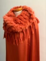 Mooie sjaal van Caroline Biss warm oranje/roestbruin, Ophalen of Verzenden, Zo goed als nieuw, Maat 46/48 (XL) of groter, Sjaal