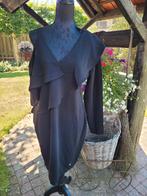 JANTJE KORTEN aparte jurk 1 lange mouw xl valt als 42/44, Jantje Korten, Zwart, Maat 42/44 (L), Nieuw