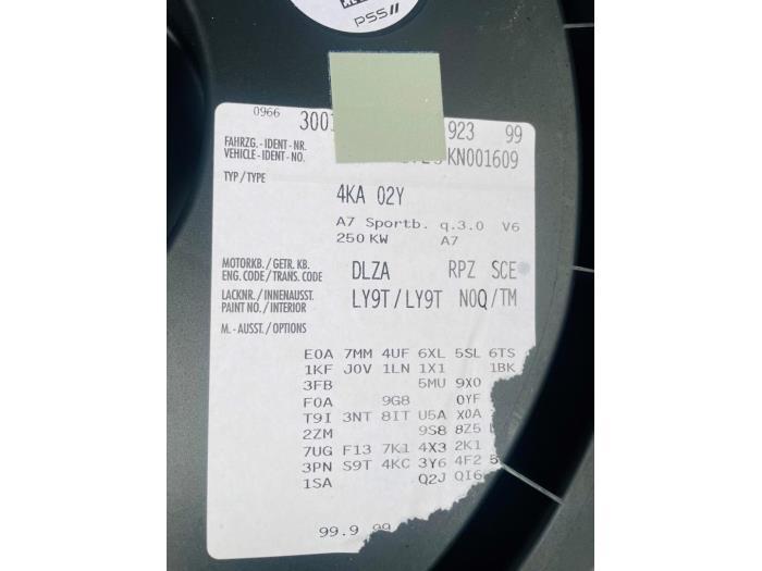 Bekleding Set (compleet) van een Audi A7, Auto-onderdelen, Interieur en Bekleding, Audi, Gebruikt, 3 maanden garantie, Ophalen of Verzenden