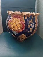 Antieke bloempot van aardewerk, Antiek en Kunst, Antiek | Keramiek en Aardewerk, Ophalen of Verzenden