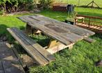 Picknicktafel gratis, Ophalen of Verzenden, Gebruikt, Rechthoekig, Hout