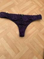 Paarse kanten string maat L, Ophalen of Verzenden, Paars, String