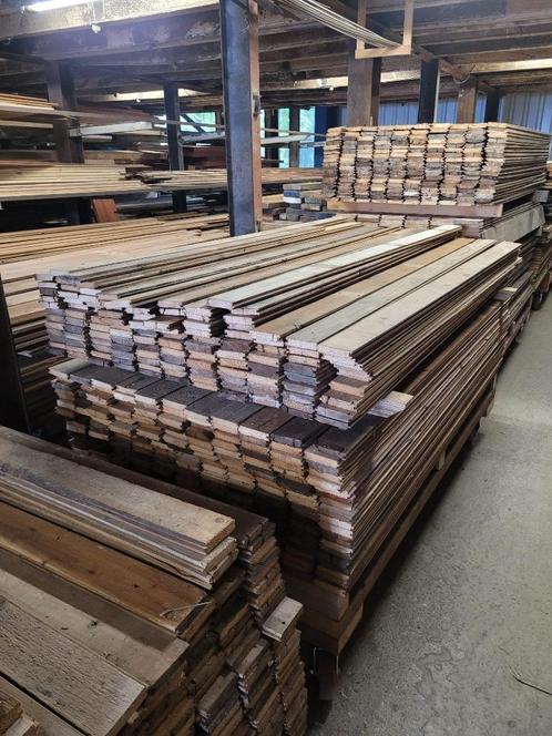 Grenen vloerdelen, Doe-het-zelf en Verbouw, Vloerdelen en Plavuizen, Gebruikt, Vloerdelen of -planken, Hout, 150 cm of meer, 10 tot 30 cm