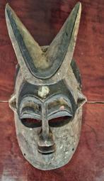 Bini Masker - Hout - Nigeria - Afrikaanse Kunst, Ophalen of Verzenden