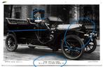 Minerva automobile 1908 fotokaart ms Dare auto voiture, Verzamelen, Verzenden, Voor 1920, Gelopen, Voertuig