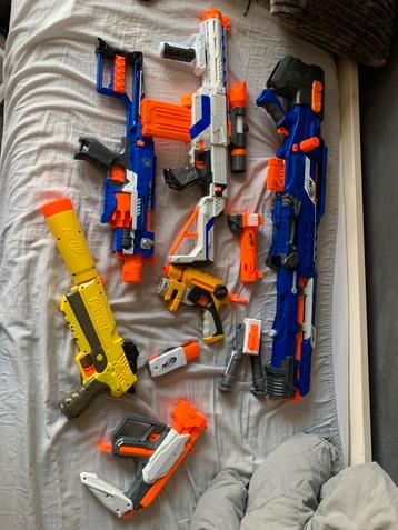 Nerf pistooltjes beschikbaar voor biedingen