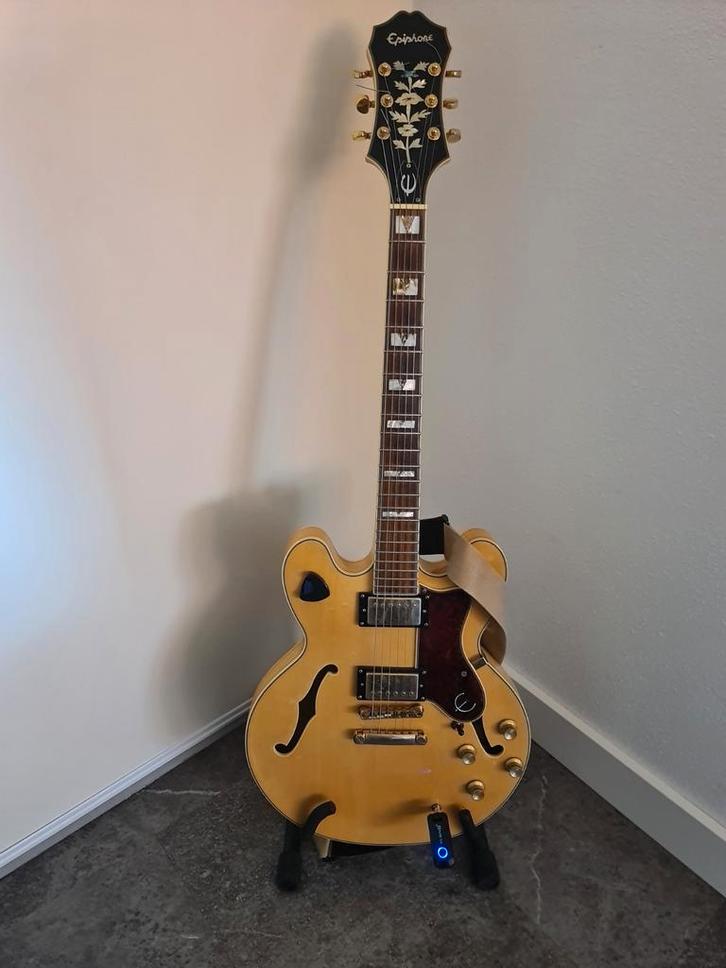 Epiphone Sheraton II Noord Amerika - Prachtige Staat!, Muziek en Instrumenten, Snaarinstrumenten | Gitaren | Elektrisch, Zo goed als nieuw