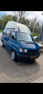 VW T4 Camper 2.0 Benzine 1991 Hoogdak APK 7-'27, Caravans en Kamperen, Campers, Buscamper of Camperbus, Volkswagen, Handgeschakeld
