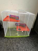 Hamsterkooi met accessoires, Dieren en Toebehoren, Kooi, Gebruikt, Minder dan 75 cm, Hamster