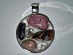 ketting hanger met kristallen EN ZELDZAAM MINERAAL, Overige voorstellingen, Nieuw, Ophalen of Verzenden, Zilver