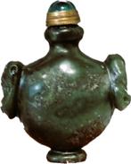 Snuifflesje, Snuff bottle  in Jadeiet/jade., Ophalen of Verzenden