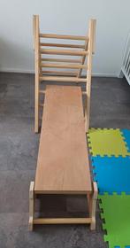 klimrek met loopbankje/glijbaan., Kinderen en Baby's, Speelgoed | Houten speelgoed, Ophalen, Gebruikt, Overige typen